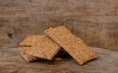 Kaas en zonnebloempit crackers