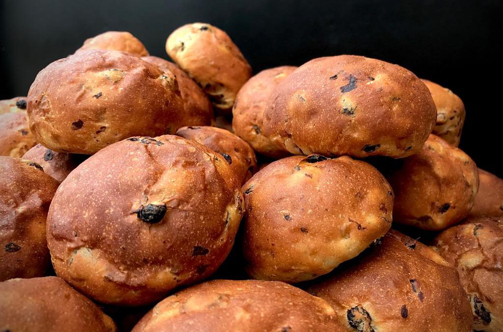 Mini krentenbolletjes