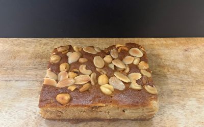 Spelt-appel notencake